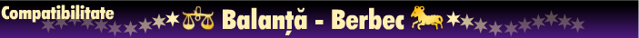 Horoscop - Compatibilitatea balanta-berbec