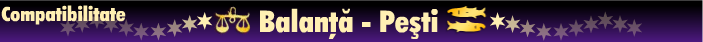 Horoscop - Compatibilitatea balanta-pesti