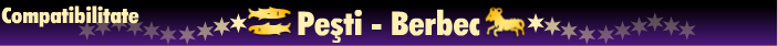 Horoscop - Compatibilitate pesti-berbec