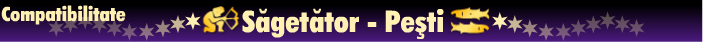 Horoscop - Compatibilitate sagetator-pesti