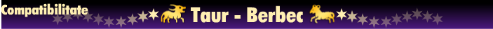 Horoscop - Compatibilitate taur-berbec